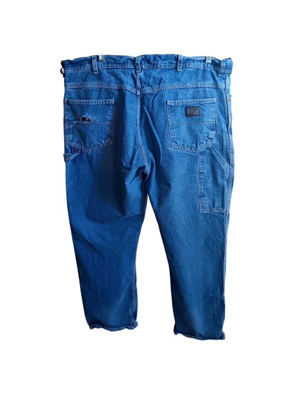 True Vintage Carpenter Jeans 44x32 Key Denim Utility Relaxed Mexico Distresss